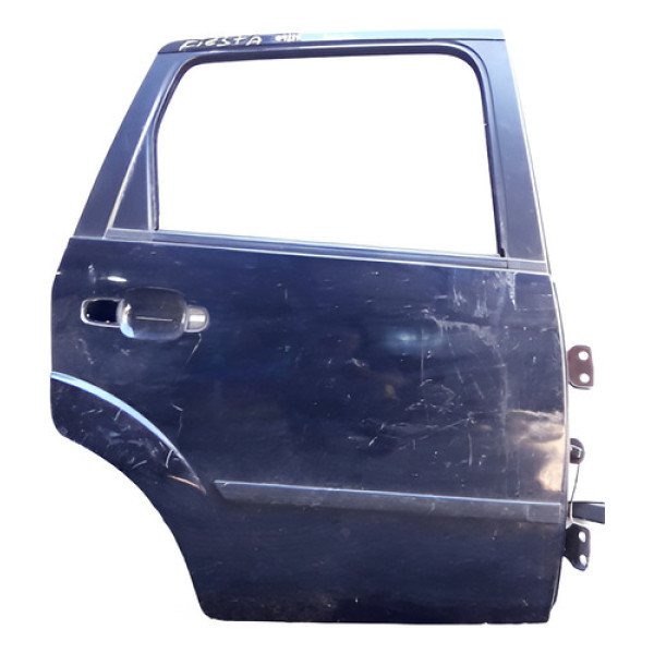 Porta Traseira Direita Fiesta Original 2004 2005/2012 Preta