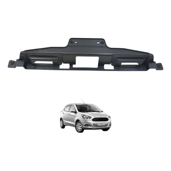 Suporte Ford Ka Hatch Luz Placa 2014 2015 2016 2017 A 2021 Preto