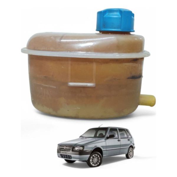 Reservatório Agua Radiador Uno Mille C Ar 2004 A 2011