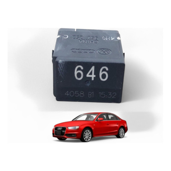 Rele 646 Auxiliar Injeção Audi A4 2.0 Tfsi 13/2016 4h0951253