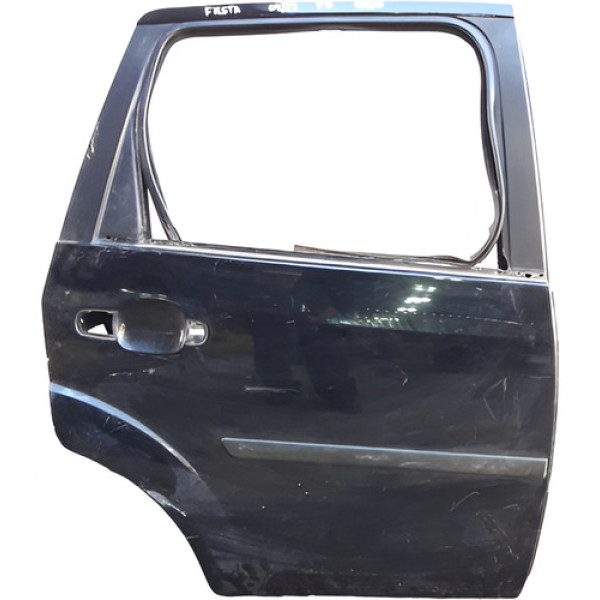 Porta Traseira Ford Fiesta Original 2004 2005/2012 Preta