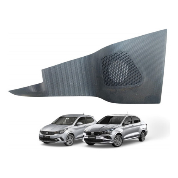 Acabamento Int Porta Traseira Direita Argo Cronos 2018 A 21 Preto Traseira