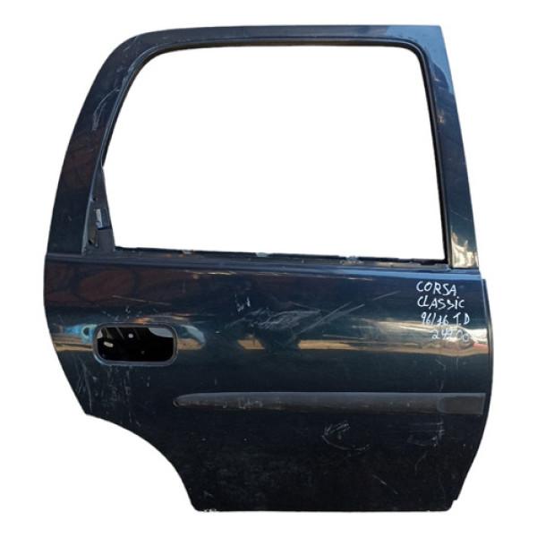 Porta Traseira Direita Chevrolet Corsa Classic 96/16 Origina Traseira Direito Azul