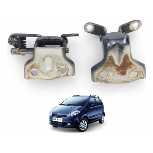 Par Dobradiça Dianteira Direita Chery Face 2010 A 2014