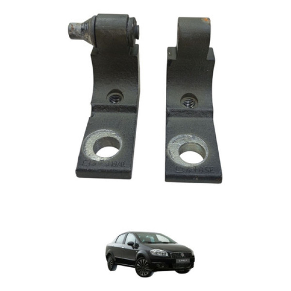 Par Dobradiças Porta Dianteira Esquerda Linea 2008 A 2015