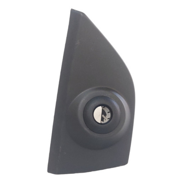 Moldura Int Retrovisor Esquerdo C Furo Ford Ka 2014/2021 Preto