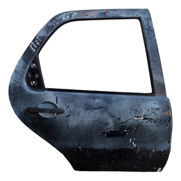 Porta Traseira Direita Fiat Palio Celebration 2004 A 2009 Traseira Direito Preto