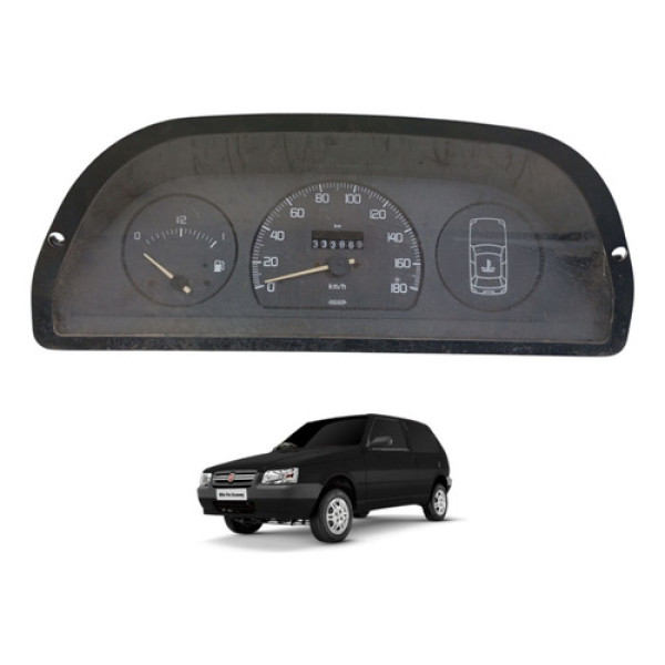 Painel Instrumentos Uno Antigo 1986 1987 1988 1989 A 2001 Preto Branco
