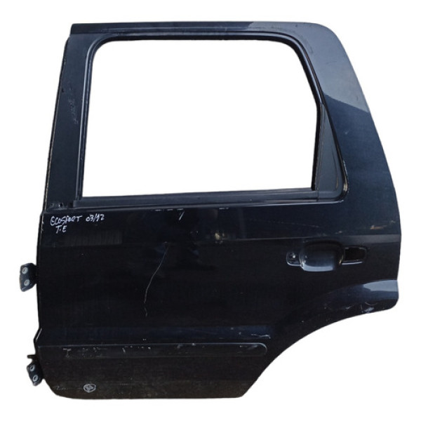 Porta Traseira Esquerda Ford Escosport 2003 A 2012 Traseira Esquerda Preto