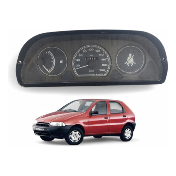 Painel Velocímetro Palio Siena Strada 1996 99 2000 46551085 Preto