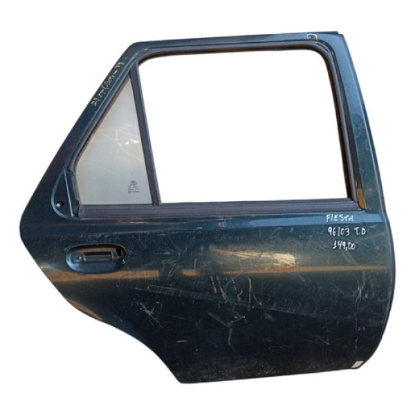 Porta Traseira Direita Ford Fiesta 1996 A 2003  Traseira Direito Preto