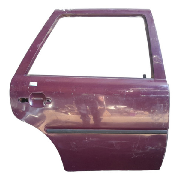 Porta Traseira Direita Volkswagen Parati Gol G2 G3 96/05 Traseira Direito Vermelho