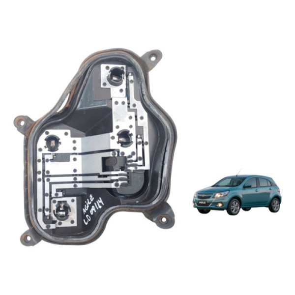 Soquete Circuito Lanterna Traseira Direita Agile 09/15 Orig Direito/passageiro Vermelho