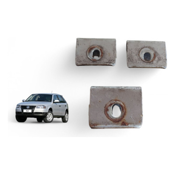 Suporte Trava Paralama Dianteiro Esquerdo Gol 2006 A 2012 Prata