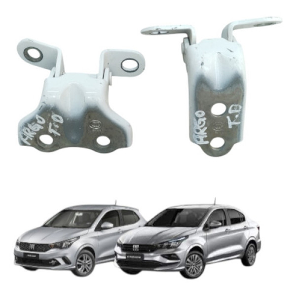 Par Dobradiças Porta Traseira Direita Argo Cronos 2017 A 22