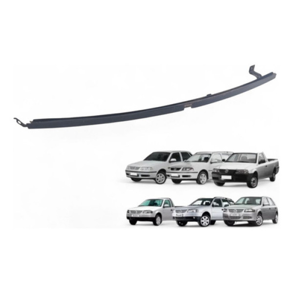 Guia Vidro Porta Traseira Direita Gol Parati 1995 A 2009 Preto