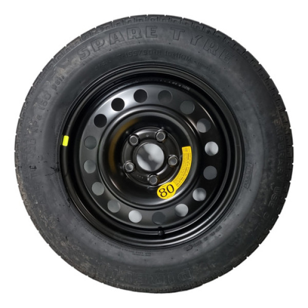 Roda Estepe Original Nissan Creta Pneu Pirelli 155/90r16 Preto