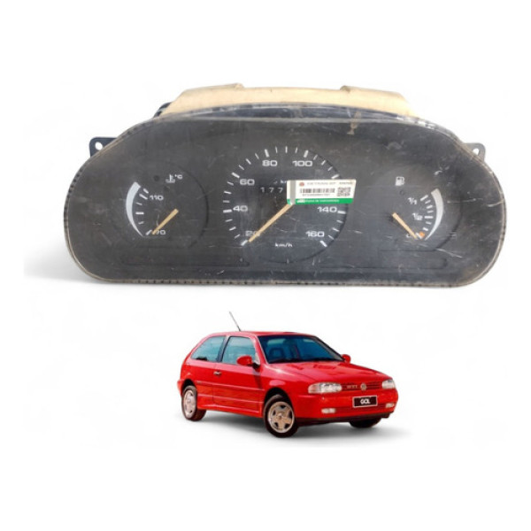 Painel Velocímetro Saveiro Parati Gol 1995 A 1999 Original  Preto