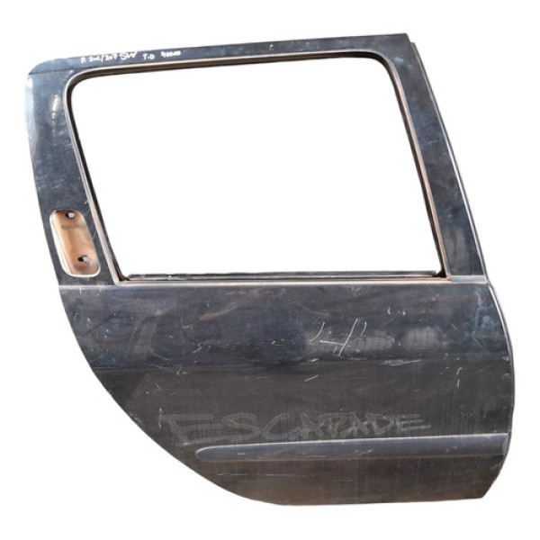 Porta Traseira Direita Peugeot 206 207 Sw Original  Traseira Direito Preto