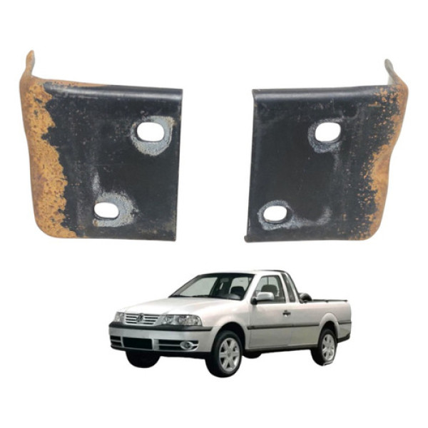 Suporte Para-choque Traseiro Saveiro 1995 A 2009 G2 G3 G4
