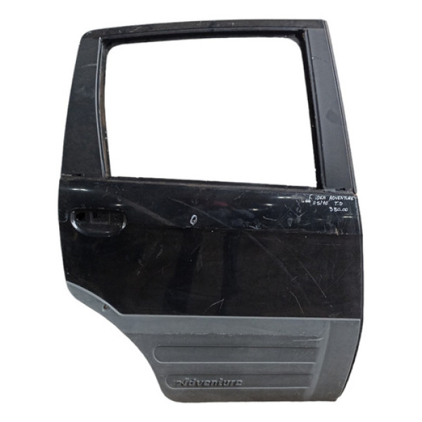 Porta Traseira Direita Fiat Idea Adventure 2005/10 Original Traseira Direito Preto