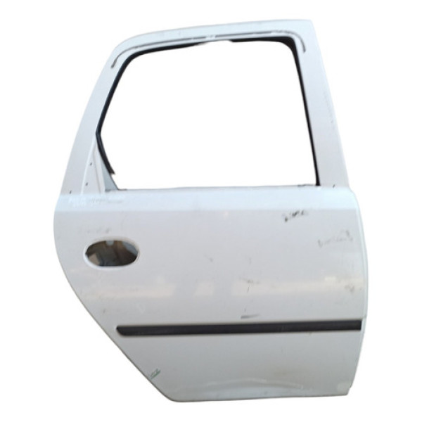 Porta Traseira Direita Chevrolet Meriva 2002 A 2012 Avaria Traseira Direito Branco