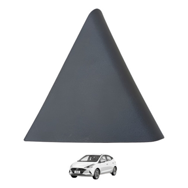 Moldura Int Porta Traseira Esquerda Hb20 Hatch 2020/2022 Preto Traseira