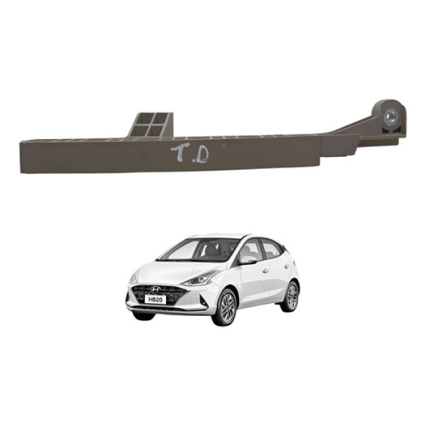 Canaleta Guia Vidro Traseiro Direito Hb20 2020/2022 Original Branco