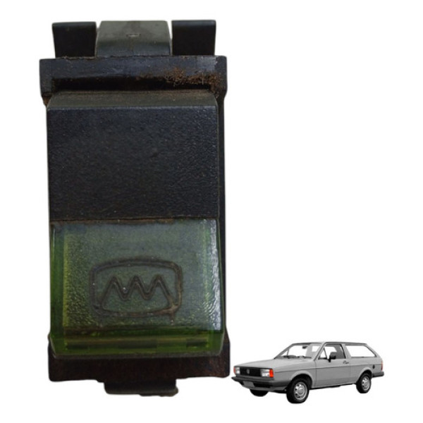 Botão Anti Desembaçador Vidro Gol Sav Par Voy 1981 A 1986