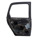 Porta Traseira Esquerda Chevrolet Meriva 2002/12 Original Traseira Esquerdo Preto