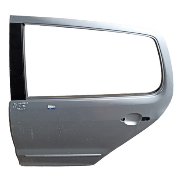 Porta Traseira Esquerda Volkswagen Crossfox Fox 11/15 Traseira Esquerda Cinza