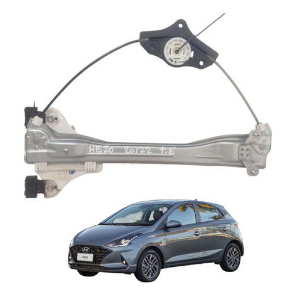 Maquina Vidro Elétrico Traseiro Esquerdo Hb20 2019 A 2022