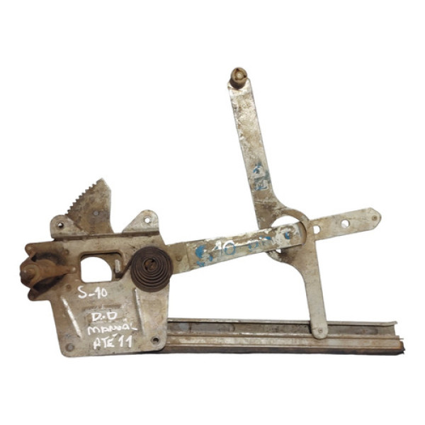 Maquina Vidro Manual Dianteiro Direito S10 1 A 11 C Canaleta