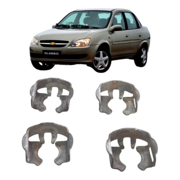 Kit Trava Bico Injetor Classic 1996 A 2010 4 Unidades 