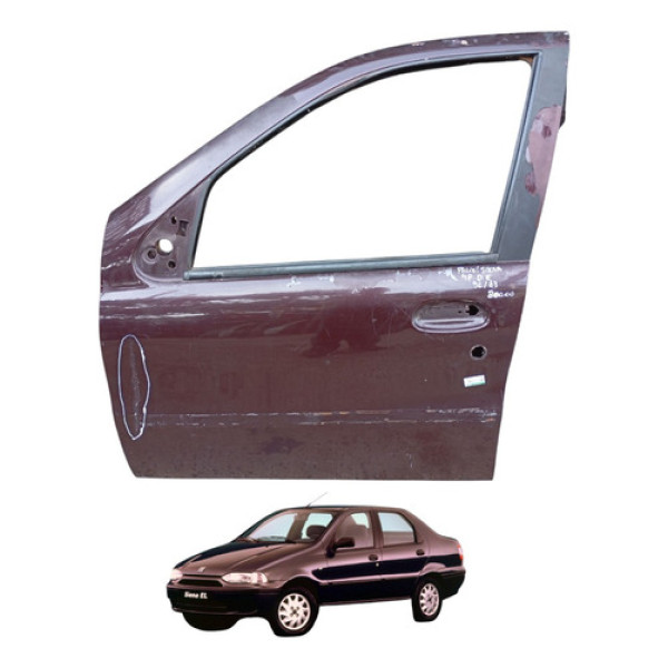 Porta Dianteira Esquerda Palio Siena 4p Com Amassado 96/03