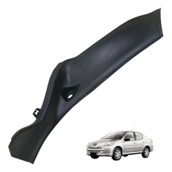 Acabamento Lateral Esquerdo Banco Traseiro Peugeot 207 Sedam