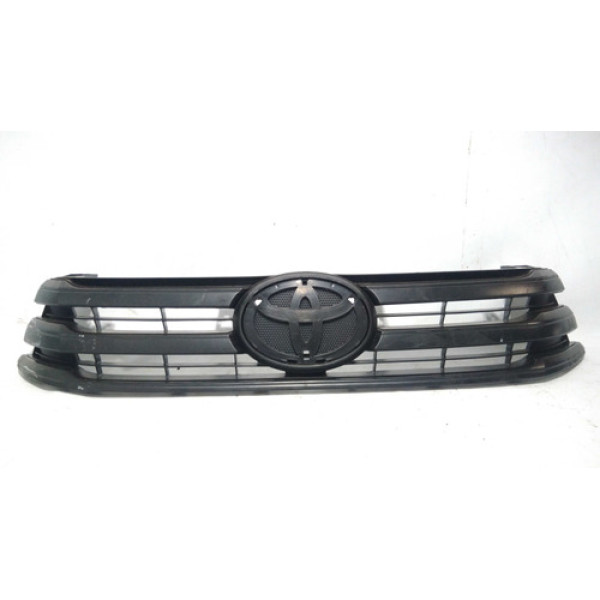 Grade Dianteira Preta Toyota Hilux Original 2016 A 2020 Preto Plástico