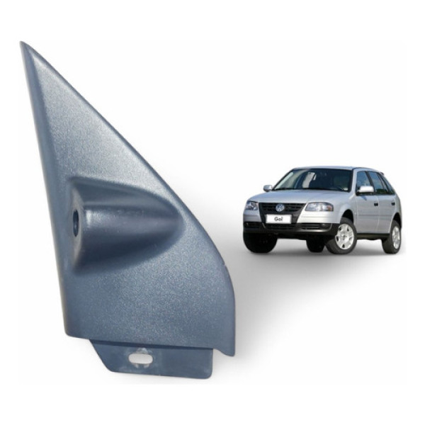 Moldura Interna Retrovisor Esquerdo Gol G4 2006 A 2012 Preto