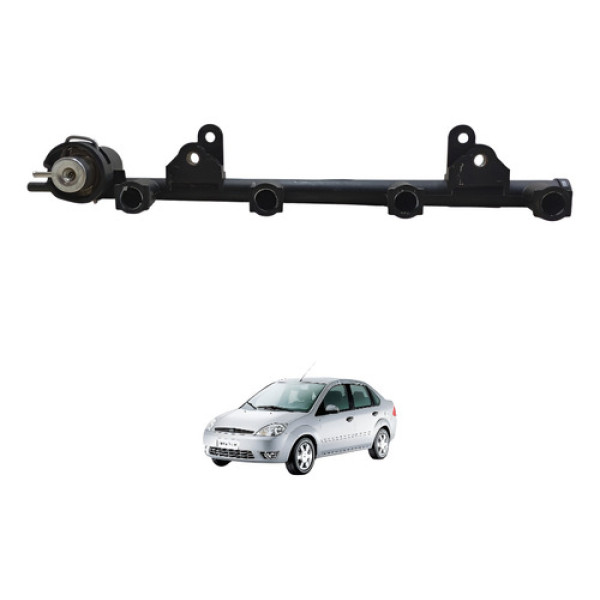 Flauta Bicos Injetores Fiesta Rocam 1.6 2004 A 2012 Original