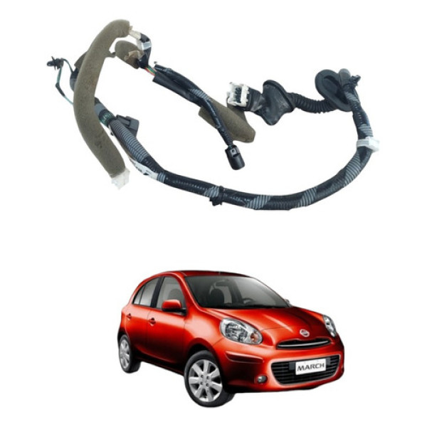 Chicote Porta Traseira Direita Nissan March 2011 A 2015