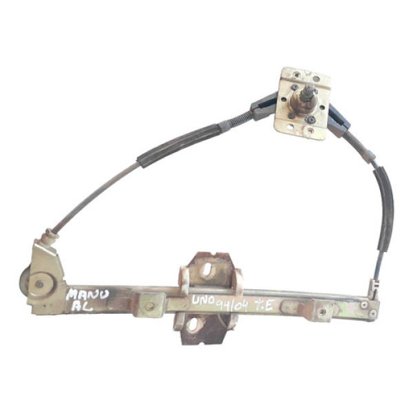Maquina Vidro Manual Traseiro Esquerdo Uno 94/04 Original