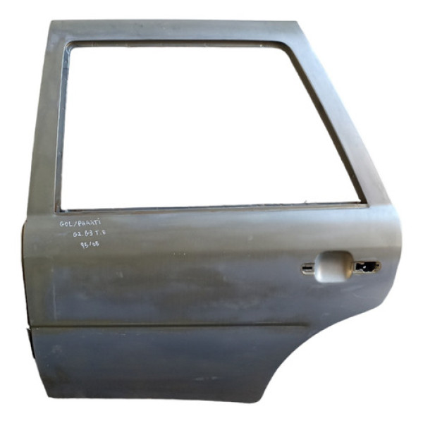 Porta Traseira Esquerda Volkswagen Gol Parati G2 G3 95/05 Traseira Esquerdo Prata