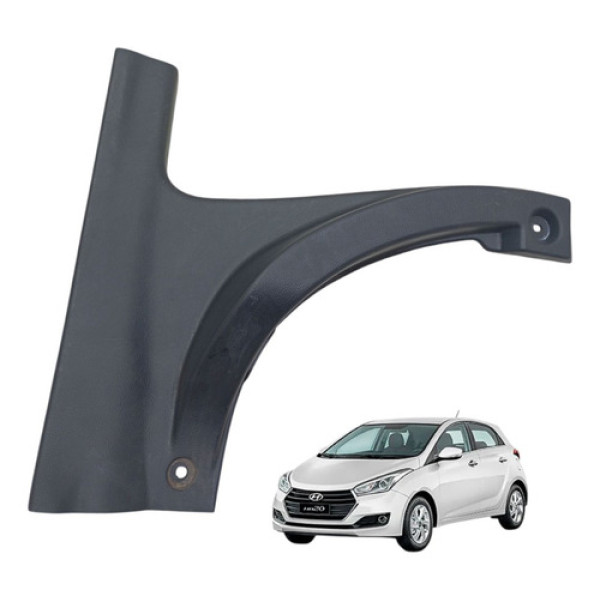 Moldura Banco Traseira Esquerda Hb20 2012 2013 A 2019 Preto