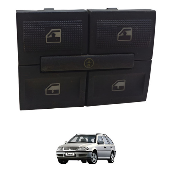 Botao Duplo Vidro Eletrico Trava Portas Gol Parati Sav G3