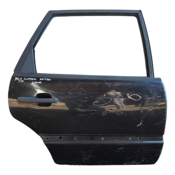 Porta Traseira Direita Volkswagen Polo Classic Antigo Traseira Direito Preto