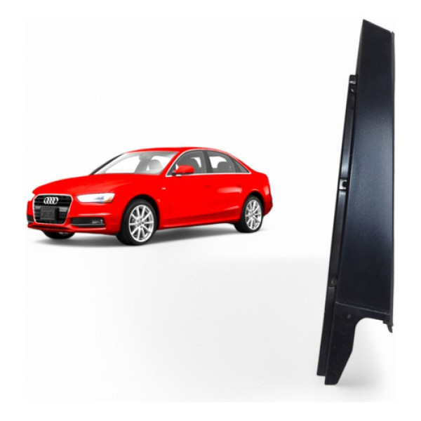 Moldura Externa Porta Traseira Direita Audi A4 2013 A 2016 Preto