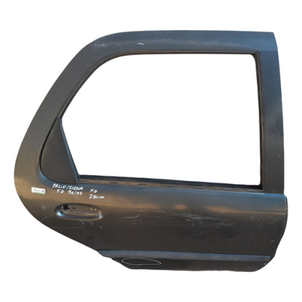 Porta Traseira Direita Fiat Palio Siena 1996/03 Original  Prata Direita Traseira