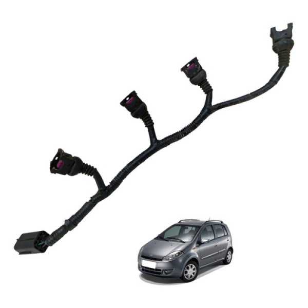 Chicote Bicos Injetor Chery Face 1.3 2010 2011 2012 A 2014