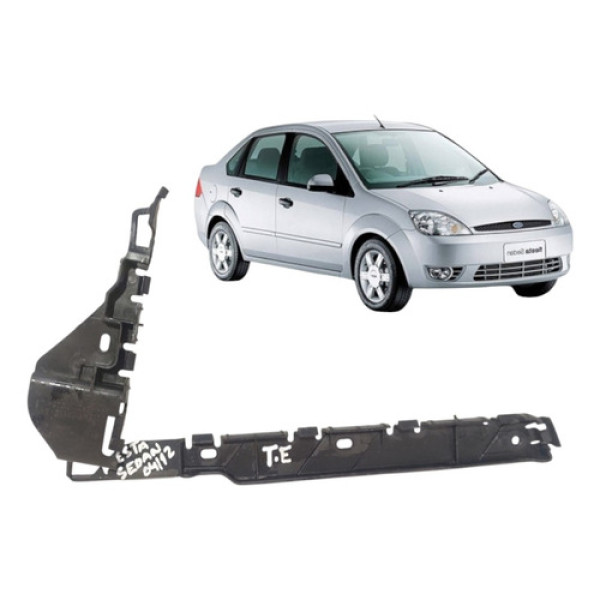 Guia Lateral Para-choque Traseiro Esquerda Fiesta Sedan 2004