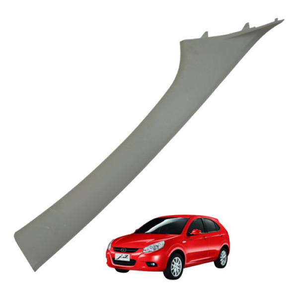 Moldura Coluna Parabrisa Lado Direito Jac J3 2010 A 2013 